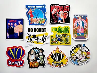 No Doubt Vinyl Sticker Lot (10 Stickers) Punk Ska 90's Alternative Sublime Rock • $12.99