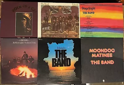 THE BAND LP LOT - MOONDOG MATINEE/STAGE FRIGHT/CAHOOTS/ROCK AGES/ISLANDS Vinyl • $75