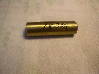 1  Diameter  Brass Round Rod 1 Pc. 1  X 3 1/4  Long 360 Brass  Cheap Drift • $17.50