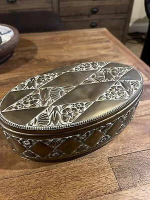 Antique Erhard & Sohne German Brass Candy Box • $25