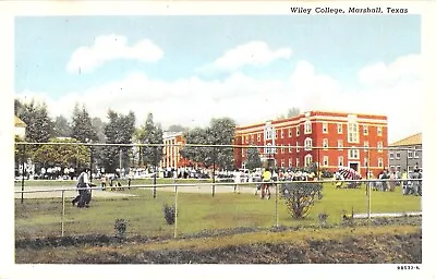 1930's? Wiley College Marshall TX Post Card Linen • $6