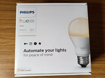 Philips Hue White A60 E27 Starter Kit New • $60