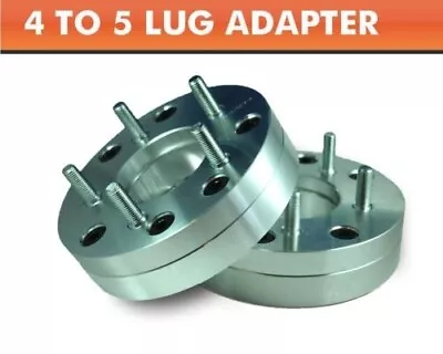 2 Wheel Adapters 4x4.5 To 5x4.5 ¦ T-Bird Cobra 5 Lug Wheels On Older Mustang • $126.63