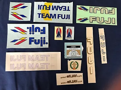 Vintage Fuji Road Bike Decal Stickers.  Lot Of 12. • $19.95