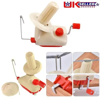 Manual Knitting Reel Machine Wool Winder Holder Yarn Fiber String Knitting 2024 • £11.73