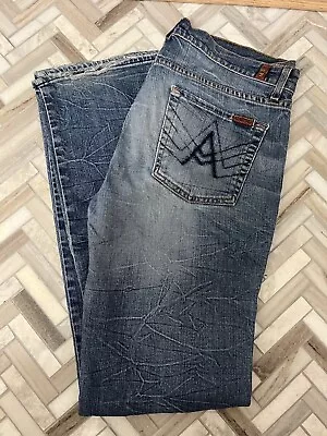 7 For All Mankind Jeans A Pocket Men’s 34x 34 Blue • $23.99