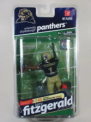 McFarlane College 2 - Larry Fitzgerald Pittsburgh Panthers Action Figure 2010 • $14.99