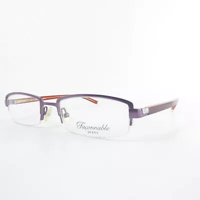 Faconnable New Ex Display FJ695 Metal Pink Half Rim TJ206 Glasses Frames Eyewear • £29.99