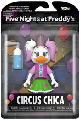 $24.95 • Buy Five Nights At Freddy's Chica Clown 5  Action Figure