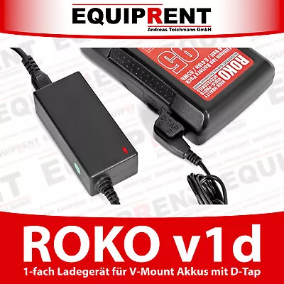 ROKO V1d 1-fach D Tap Charger 16.8V/2A For V-Mount Batteries (EQ170) • £45.47