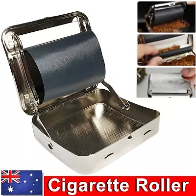 Metal Automatic Cigarette Tobacco Roller Roll Rolling Machine Box Case Maker AU • $13.99