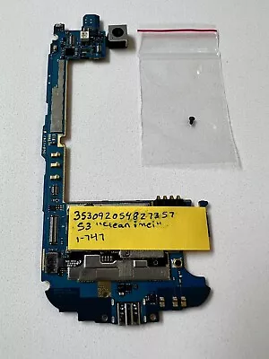 Samsung S3 SIII Motherboard I-747 AT&T Clean IMEI A Working! Galaxy S3 Board • $9.98