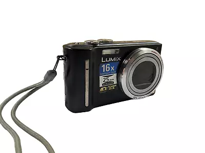 Panasonic Lumix DMC-TZ9 12.1MP 4x Zoom Digital Camera Black • £29.99