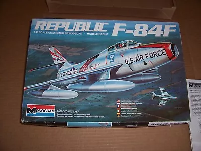 1/48  Monogram   Republic  F-84F   Thunderstreak     U.S.A.F. Jet Fighter   F-84 • $10.99