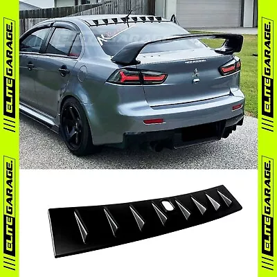 $85 • Buy Fits Mitsubishi Lancer CJ ES Ralliart - Rear Roof Vortex Spoiler Shark Fins Wing