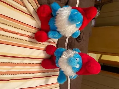  2 Vintage 1979 Plush Papa Smurfs  peyo Brand  • $20