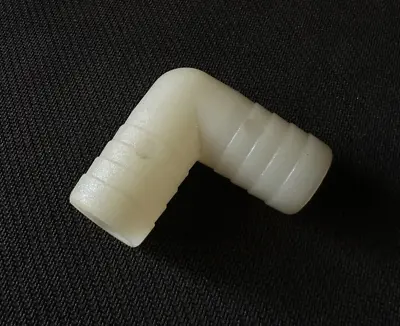 3/4  Hb X 3/4  Hb Hose Barb Elbow - 90 Poly White • $1.25