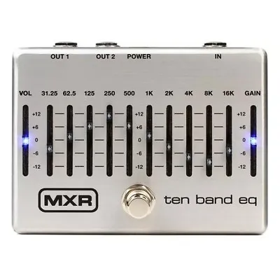 MXR M108S 10-band EQ FX Effects Pedal For Electric Guitar • $223.39