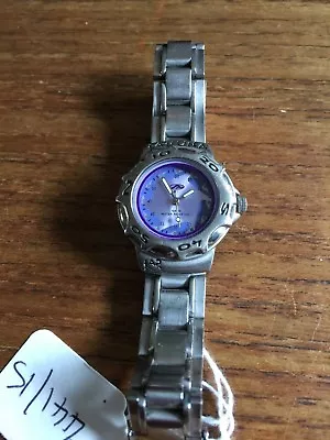 £8.99 • Buy Ladies Chunky SS Watch & Strap With Lilac Dial  W441/15