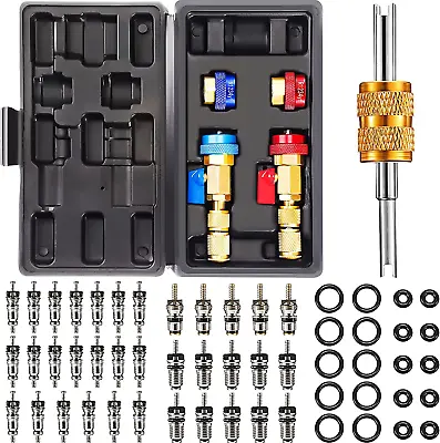 R134A R1234YF Valve Core Tool 35 Pieces Air Condition Valve Core A/C R12 R134A  • $55.99