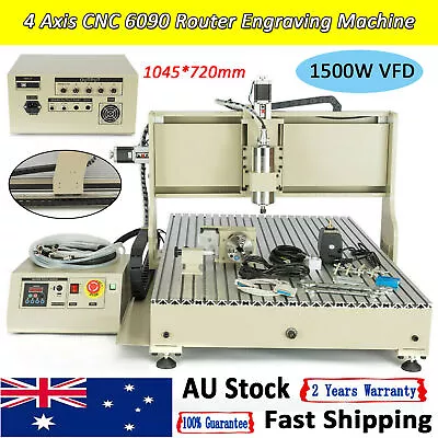 4 Axis CNC 6090/6040 ROUTER ENGRAVER DESKTOP 3D MILLING DRILLING CUTTING MACHINE • $1800.63