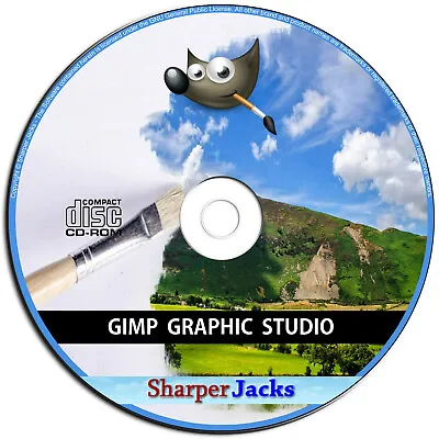 NEW GIMP Pro Photo Retouch Digital Image Editing Graphic Design Software CD • $15.99