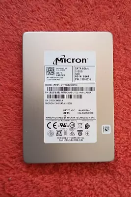 512GB SSD Micron SATA III Internal 2.5'' • £23.95