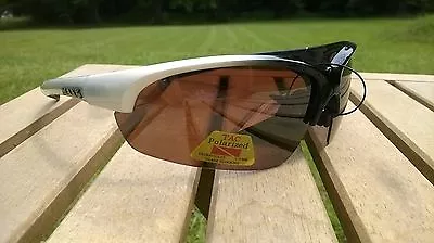 Maxx HD Sunglasses Domain HDP Black Golf White Fishing Polarized B2 • $19.75