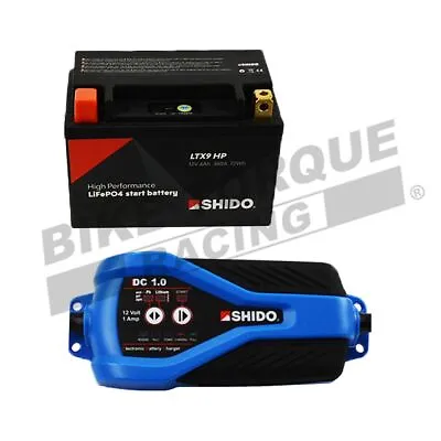 E-TON CXL 150 Challenger 02-03 Shido High Performance Lithium Battery & Charger • £235