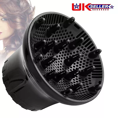 Universal Professional Hair Diffuser Adaptable For Blow Dryers For Curly Hair UK • £10.97