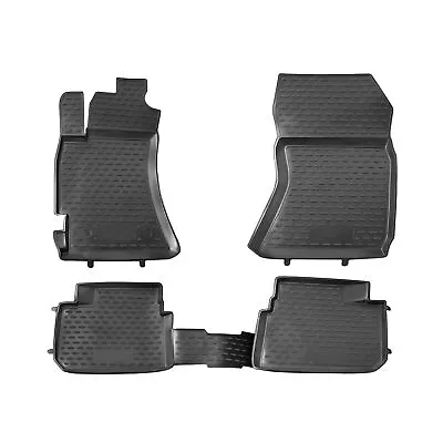 OMAC Floor Mats Liner For Subaru Forester 2009-2013 Black TPE All-Weather 4 Pcs • $79.90