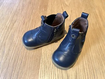 $17.85 • Buy Bobux Jodhpur Baby Leather Boots, Navy, Size UK 3 / EU 19 - Excellent Condition