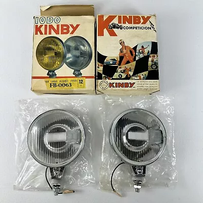 Vintage Kinby Driving Fog Light FB-0063 12V Made In Spain Lot Of 2 • $450