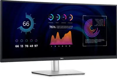 Dell P3424WE 34  Curved WQHD Curved USB-C Hub IPS Monitor • $950