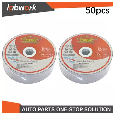 Labwork Cut Off Wheels Metal & Stainless Steel Cutting Disc 50 Pcs 6 X.045 X7/8  • $34.05