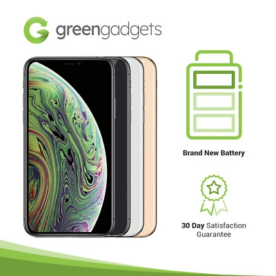 $479 • Buy Apple IPhone XS New Battery Grey Silver Gold - Excellent 