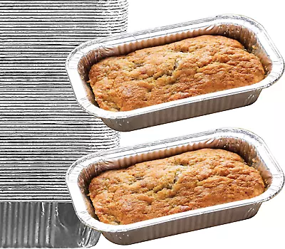 Spare Essentials 65 Pack – 2Lb Aluminum Loaf Pans - Disposable Bread Pans For Ba • $42.80