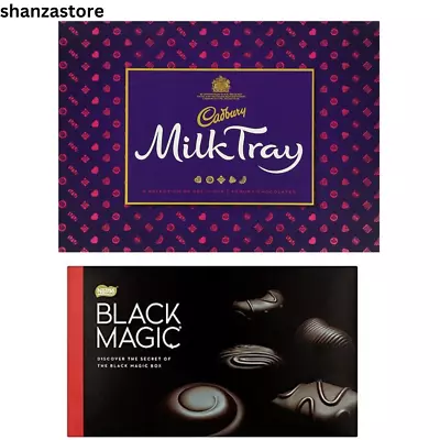 Milk Tray 530g Chocolates And Black Magic 348g Box | UK Free And Fast Dispatch • £18.99