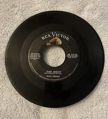 ELVIS PRESLEY One Night / I Got Stung 1958 EX RCA-Victor 45 RPM • $12