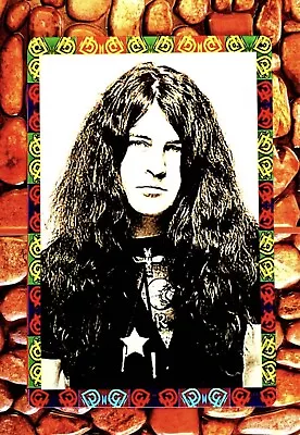 Ian Gillan Deep Purple Smoke On The Water Poster Tin Metal Sign • $17.88
