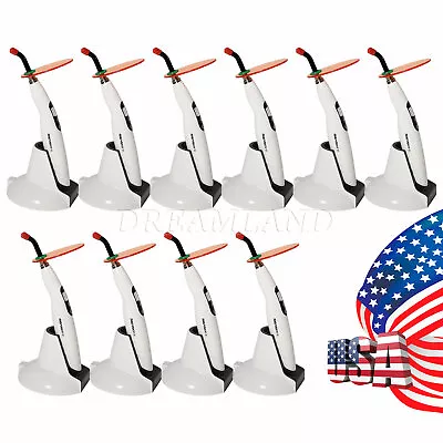 10pcs Dental LED Curing Light Cure Lamp Wireless Cordless SKYSEA USA • $329