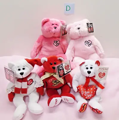 5 I Love Lucy 50th Anniversary TV Limited Edition Episode Plush Bears W Tags #D • $19.75