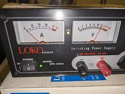 Loko Sps1020g Variable 25 Amp Dc Regulated  Switch Mode Power Supply • £10