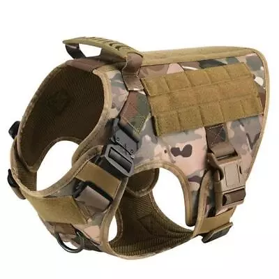 Military Large Dog Harness German Shepherd Training Vest Tactical Dog Accessorie • $39.99