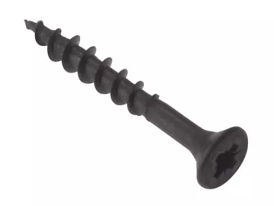 ForgeFix Carcass Screws Pozi SCT Black Phosphate 4.2 X 32mm Box 200 • £4.01