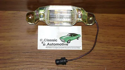 Rear License Lamp Chevelle El Camino Impala Caprice W/ Bulb + Grommet Tag Light • $22.89