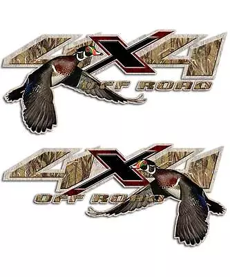 Wood Duck Hunting Sticker - 4x4 Camo Grass Truck Decal For Silverado Sierra • $12.99