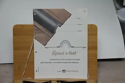 Lamont Riley Inc Exand O Flash Expansion Joint  MCM Brochure Catalog 4 Pages • $25