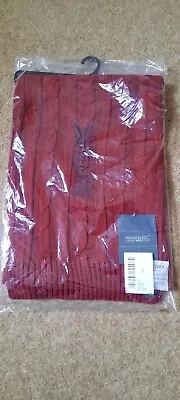 *Brand New*Regatta Womens Multimix II Cable Knit Warm Winter Scarf In Delhi Red. • £3
