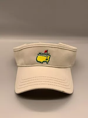 Masters Golf Visor Hat Cap Adjustable Strap Back Beige American Needle PGA Mens • $15